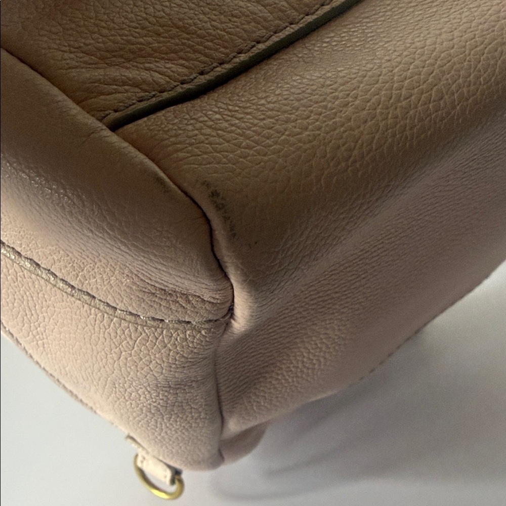 Fossil Blush Leather Satchel Bag - Picture 6 of 8
